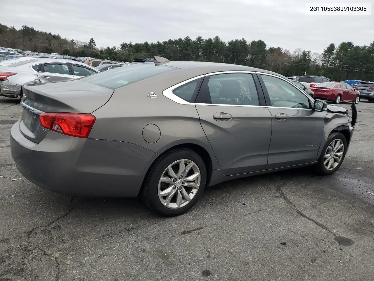 2018 Chevrolet Impala Lt VIN: 2G1105S38J9103305 Lot: 81444514