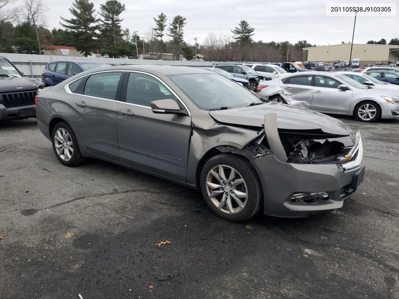2018 Chevrolet Impala Lt VIN: 2G1105S38J9103305 Lot: 81444514