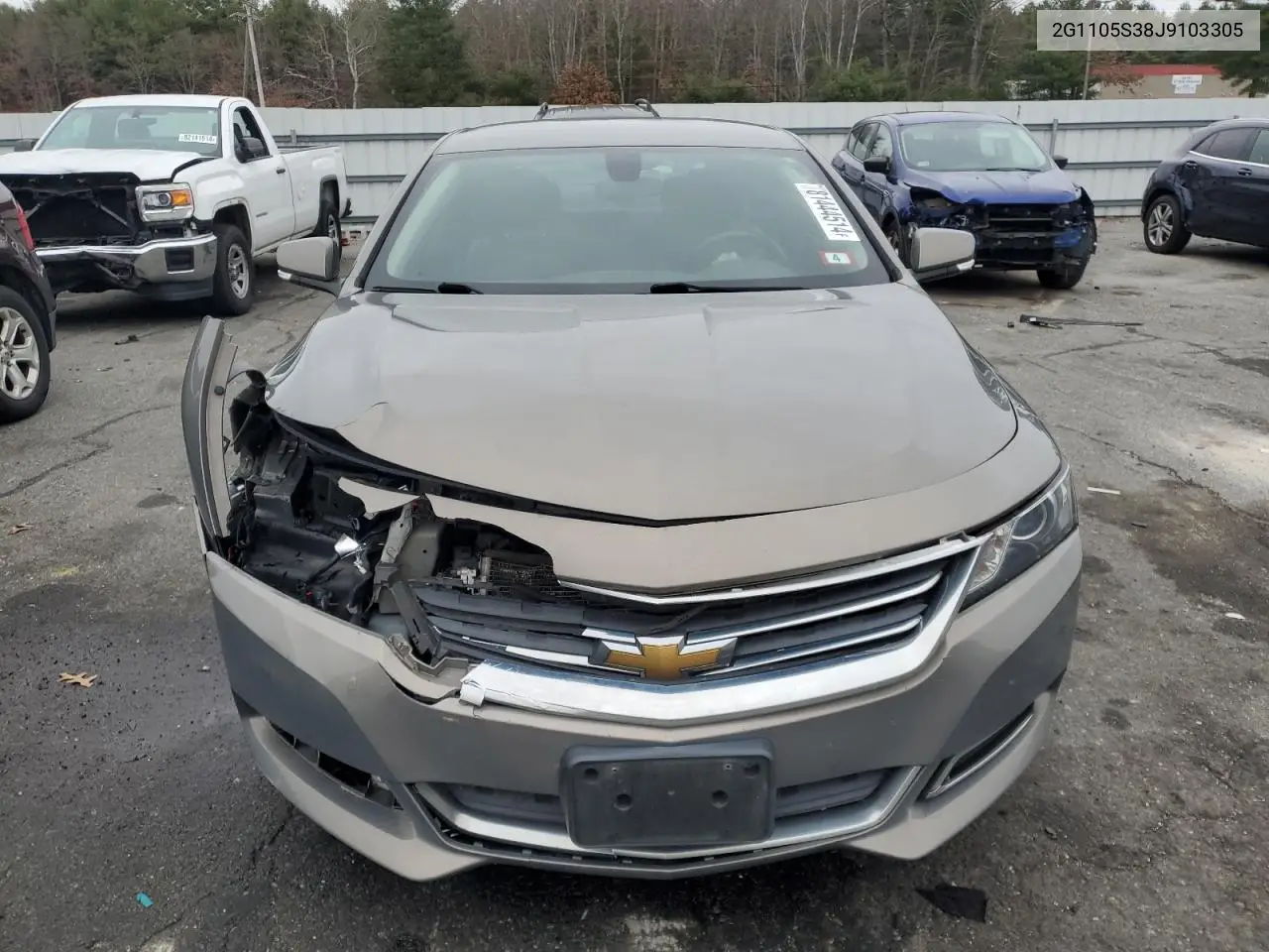 2018 Chevrolet Impala Lt VIN: 2G1105S38J9103305 Lot: 81444514