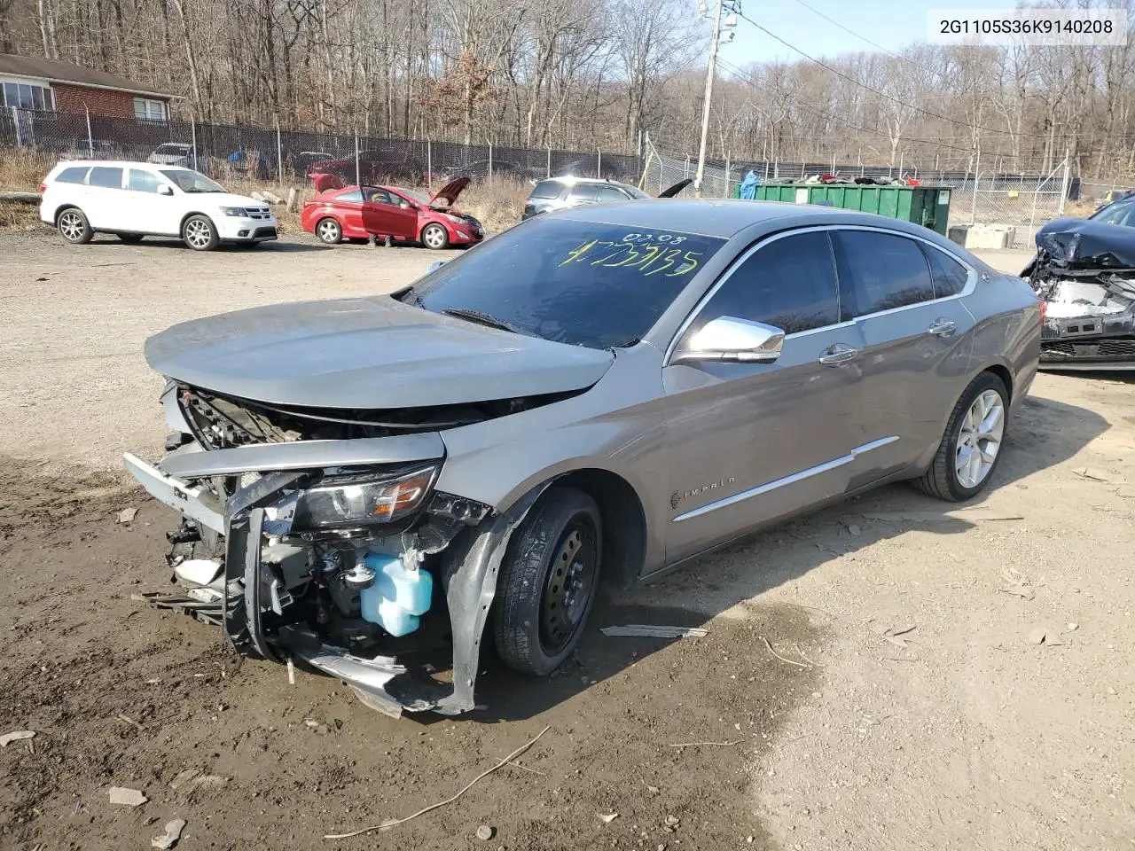 2019 Chevrolet Impala Premier VIN: 2G1105S36K9140208 Lot: 47755135