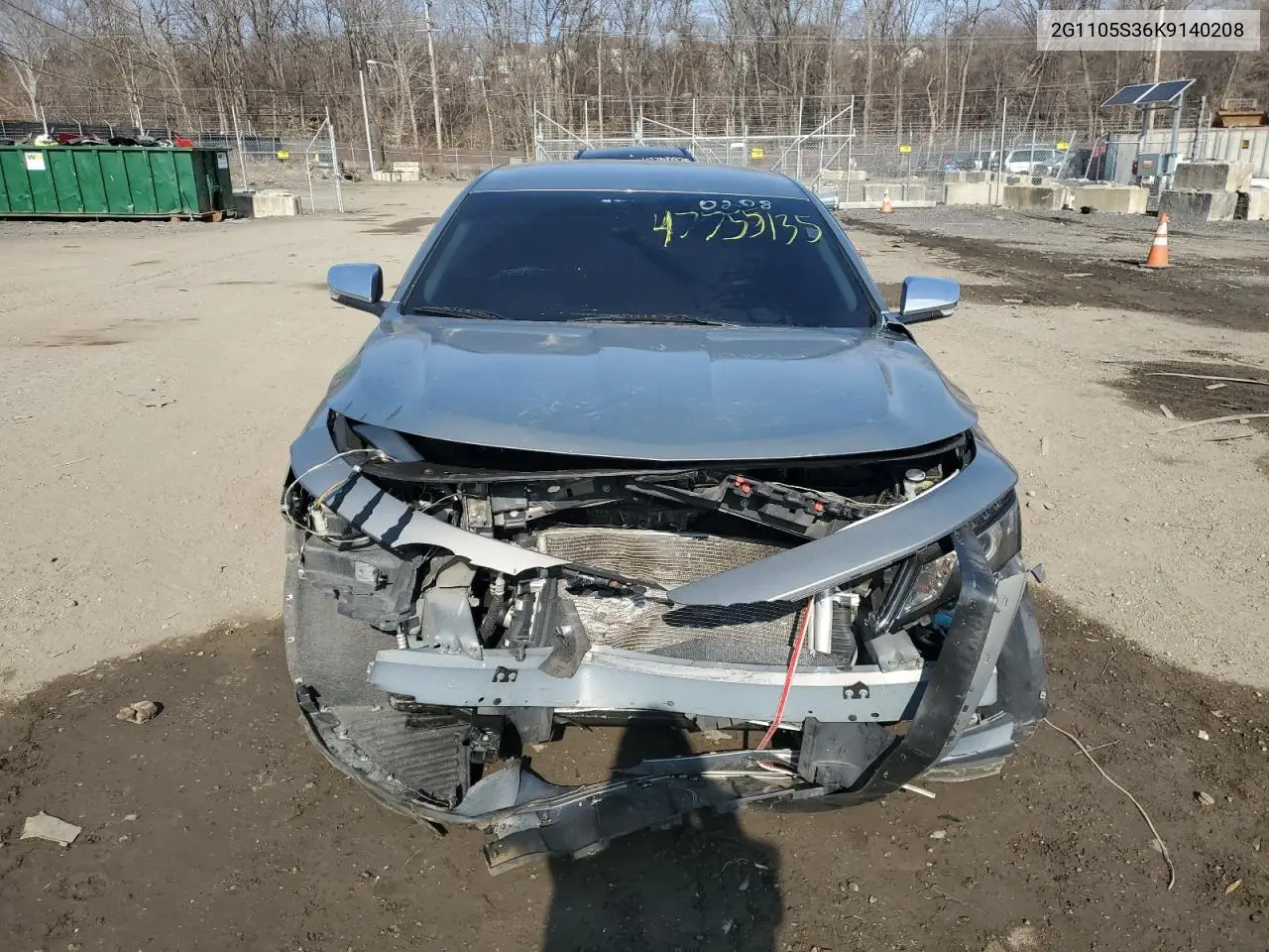 2019 Chevrolet Impala Premier VIN: 2G1105S36K9140208 Lot: 47755135