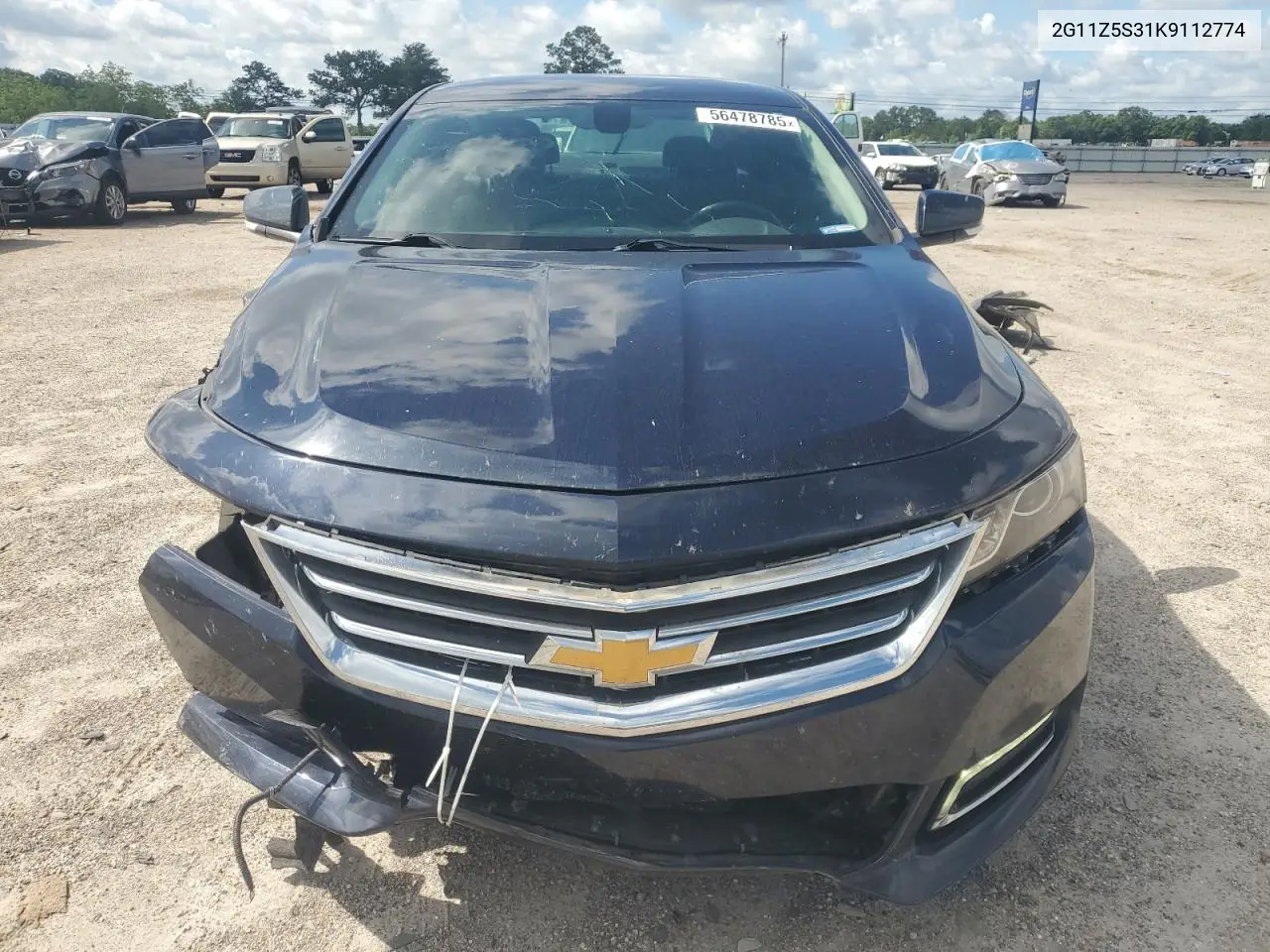 2019 Chevrolet Impala Lt VIN: 2G11Z5S31K9112774 Lot: 56478785