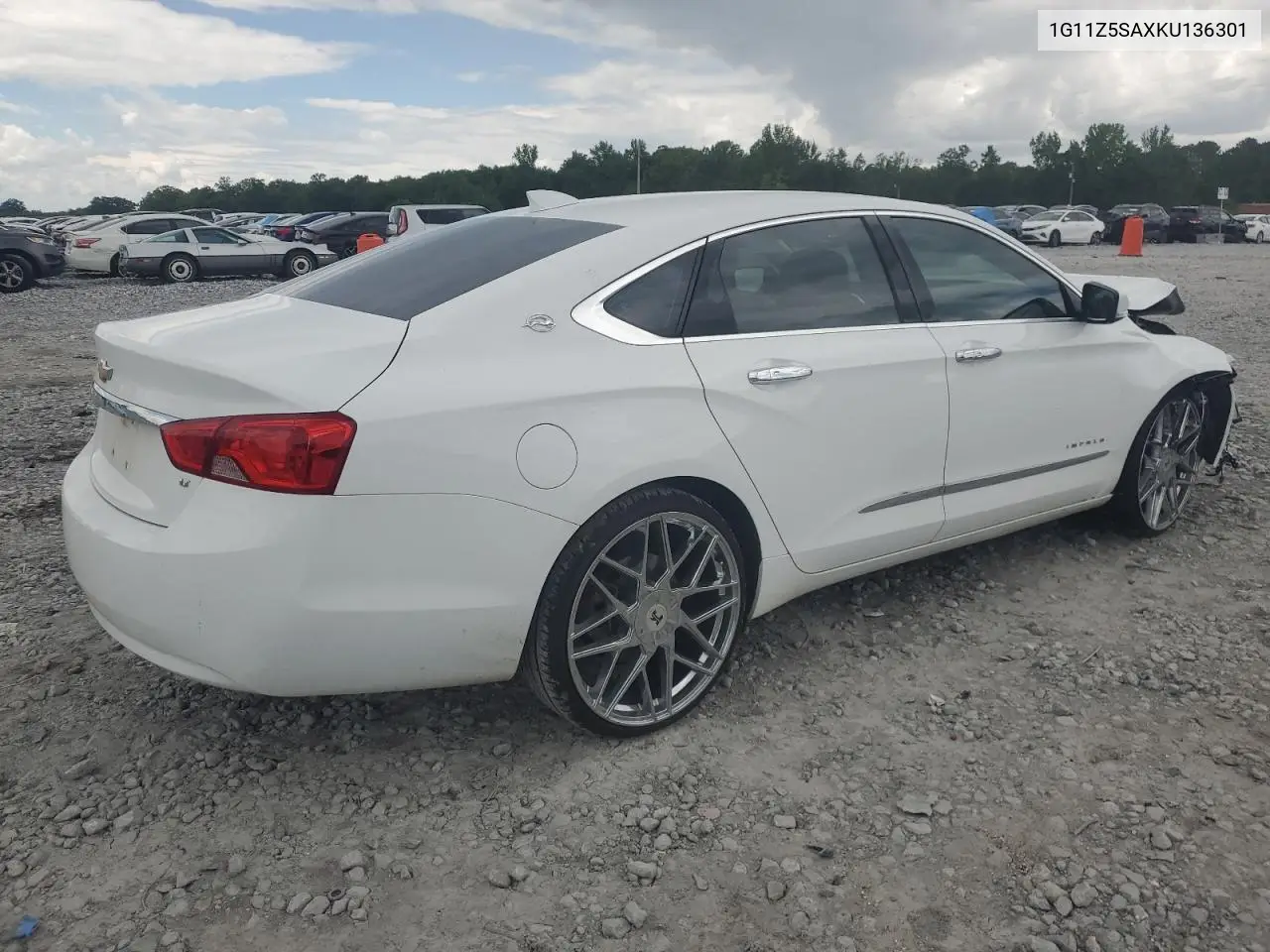 2019 Chevrolet Impala Lt VIN: 1G11Z5SAXKU136301 Lot: 56589845