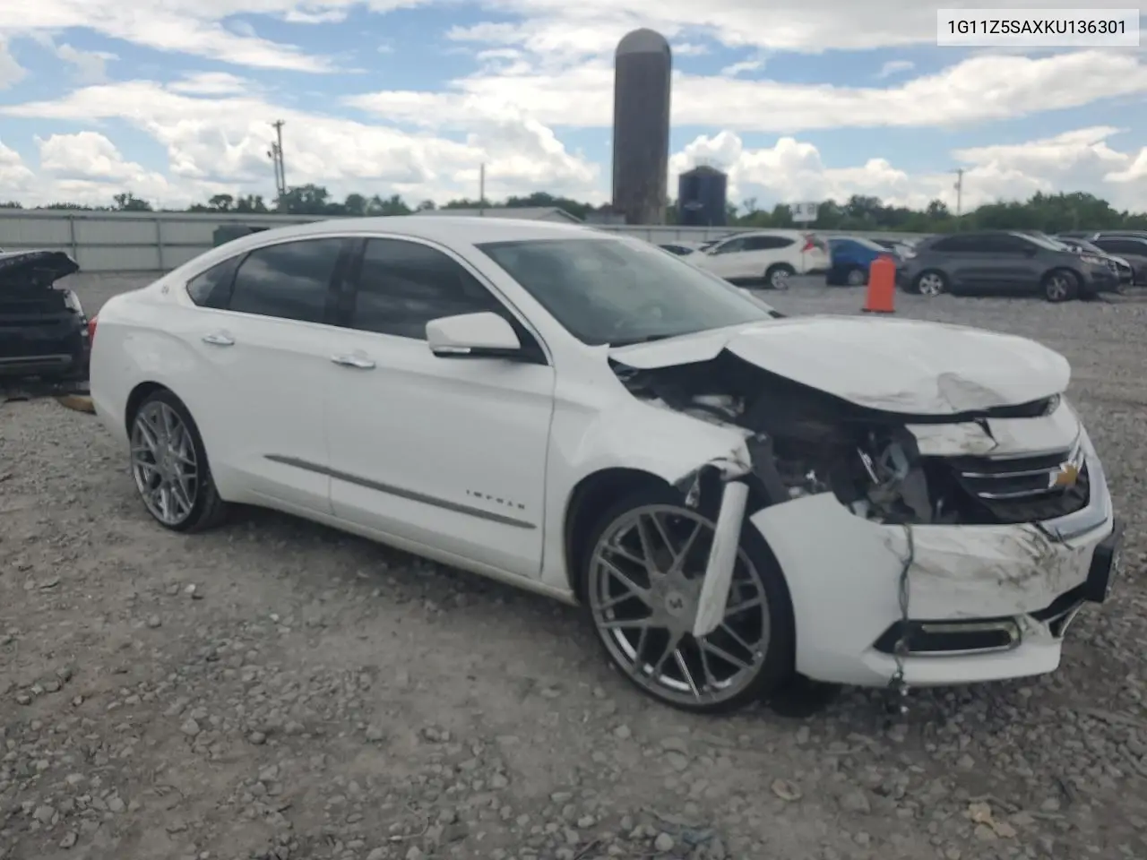 2019 Chevrolet Impala Lt VIN: 1G11Z5SAXKU136301 Lot: 56589845