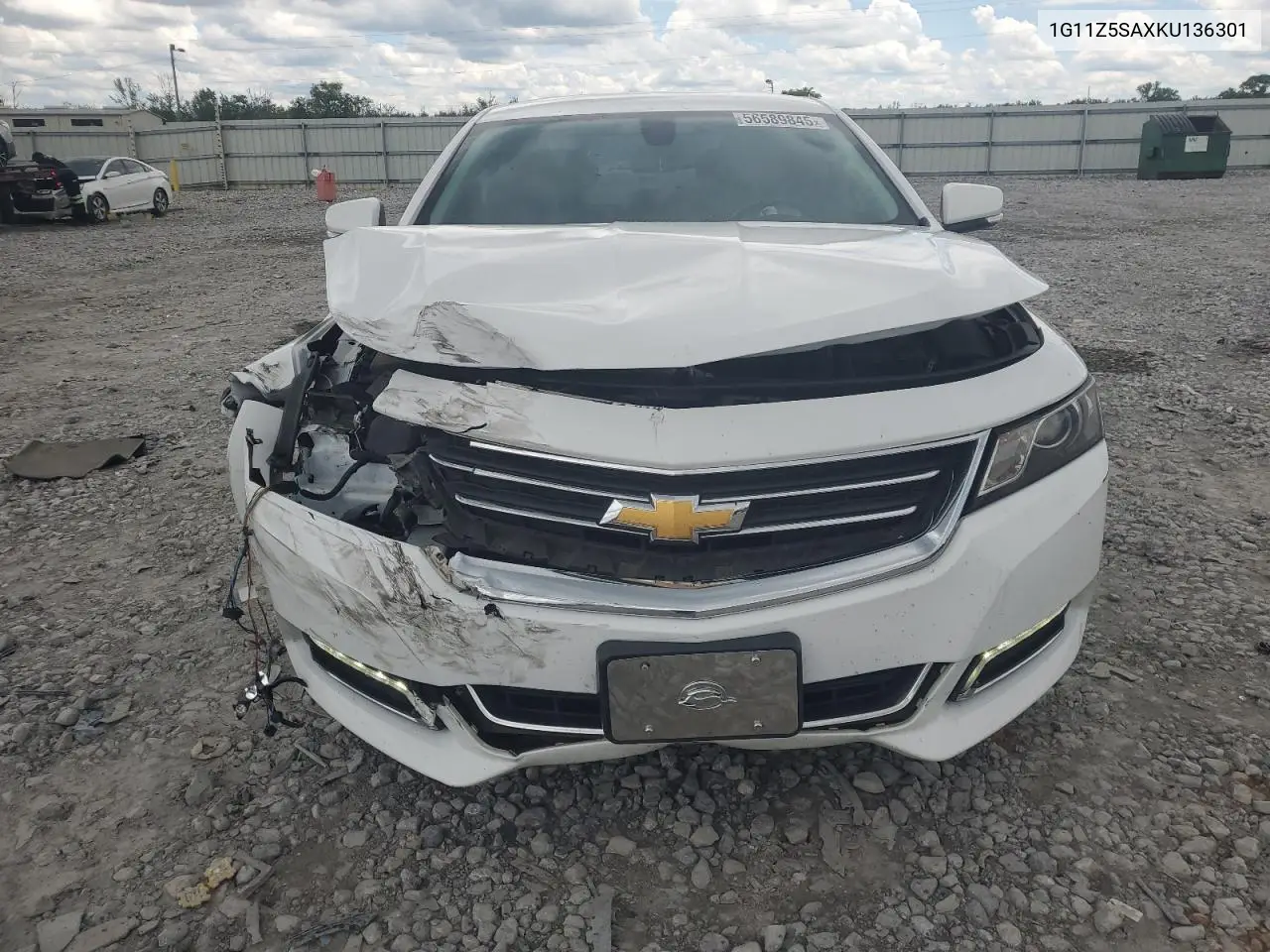 2019 Chevrolet Impala Lt VIN: 1G11Z5SAXKU136301 Lot: 56589845