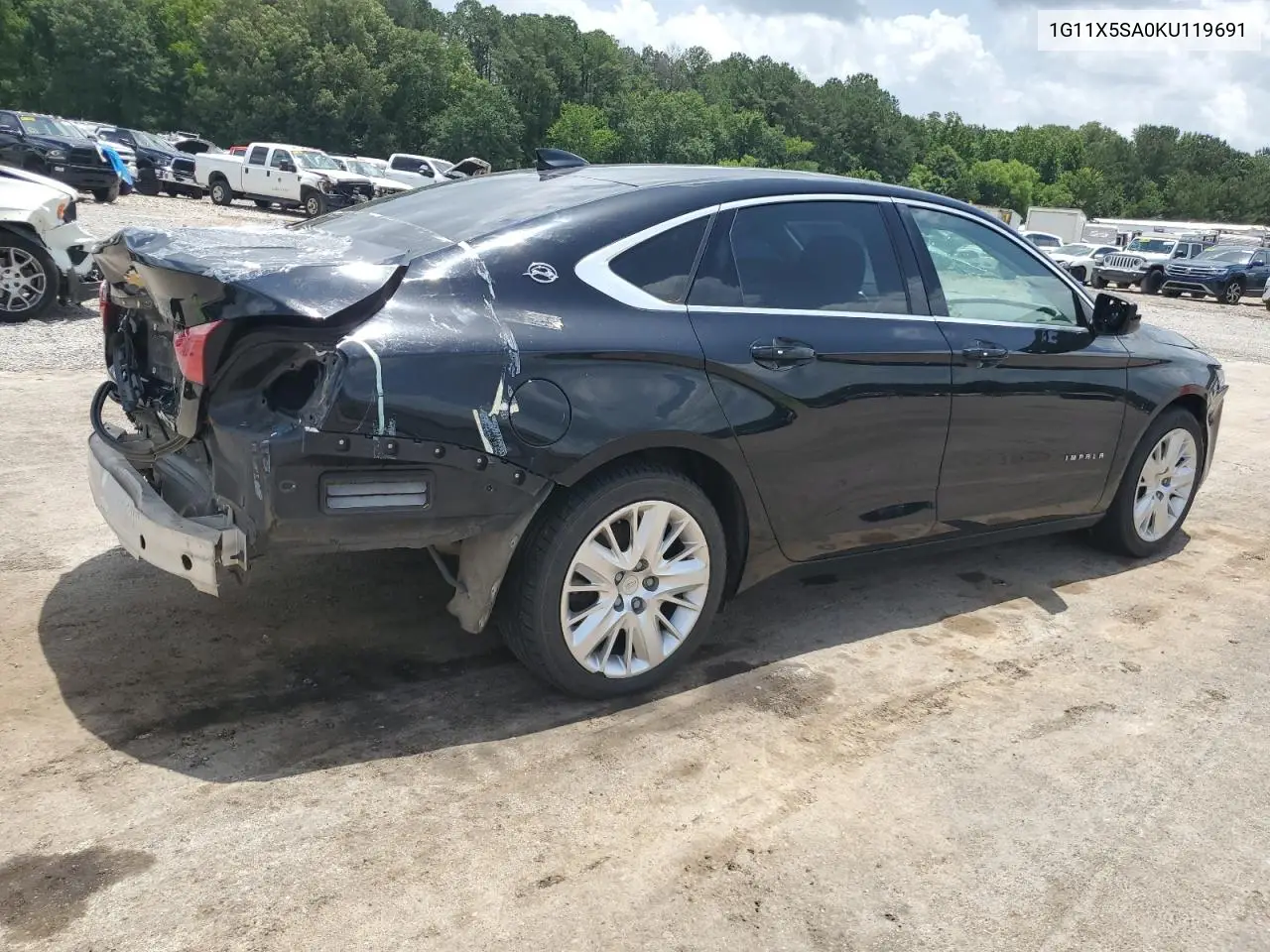2019 Chevrolet Impala Ls VIN: 1G11X5SA0KU119691 Lot: 62927335