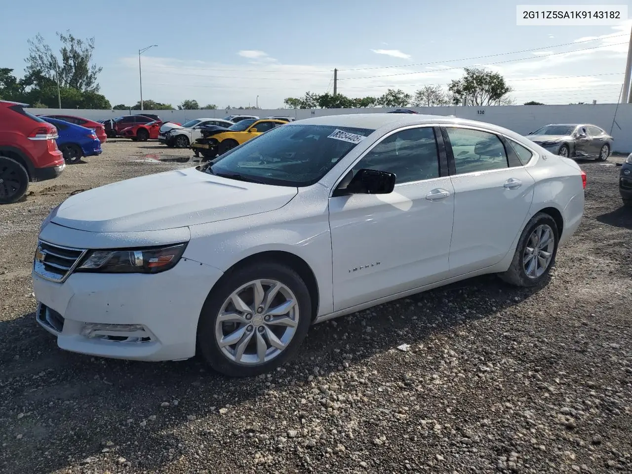 2019 Chevrolet Impala Lt VIN: 2G11Z5SA1K9143182 Lot: 63054405