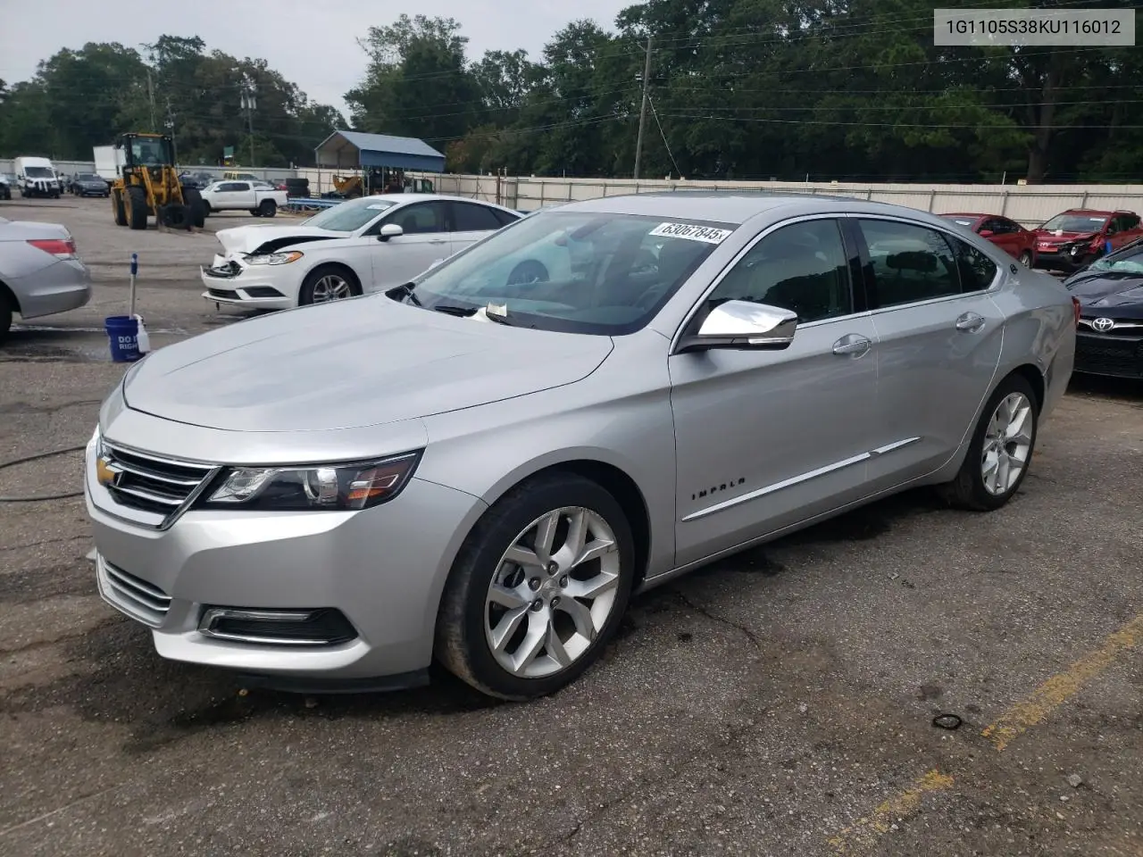2019 Chevrolet Impala Premier VIN: 1G1105S38KU116012 Lot: 63067845