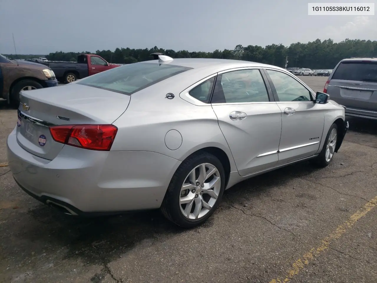 2019 Chevrolet Impala Premier VIN: 1G1105S38KU116012 Lot: 63067845