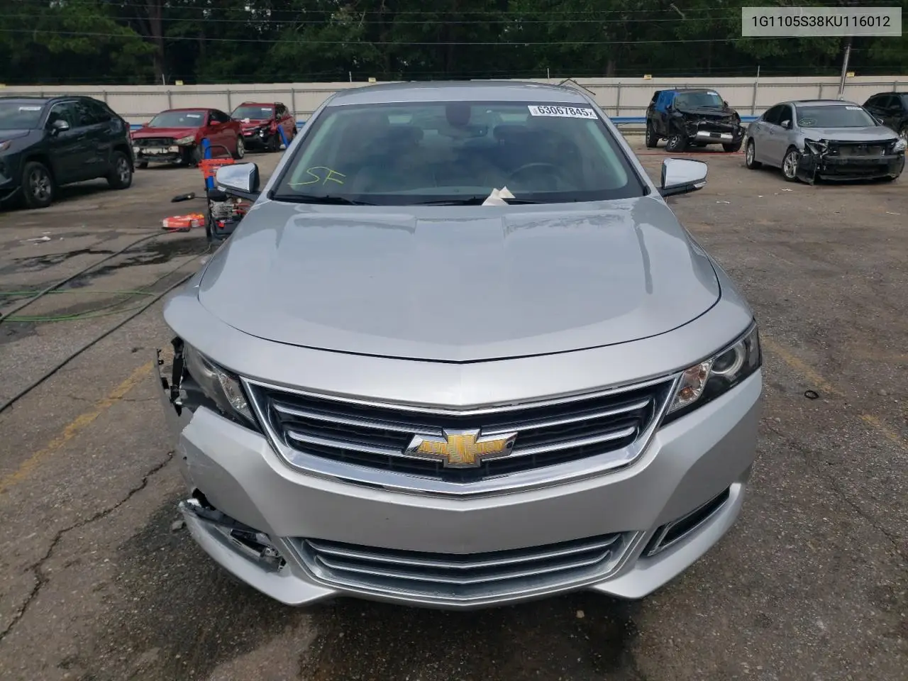 2019 Chevrolet Impala Premier VIN: 1G1105S38KU116012 Lot: 63067845