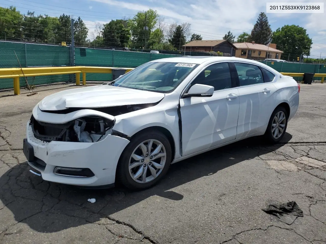 2019 Chevrolet Impala Lt VIN: 2G11Z5S3XK9123868 Lot: 63707365