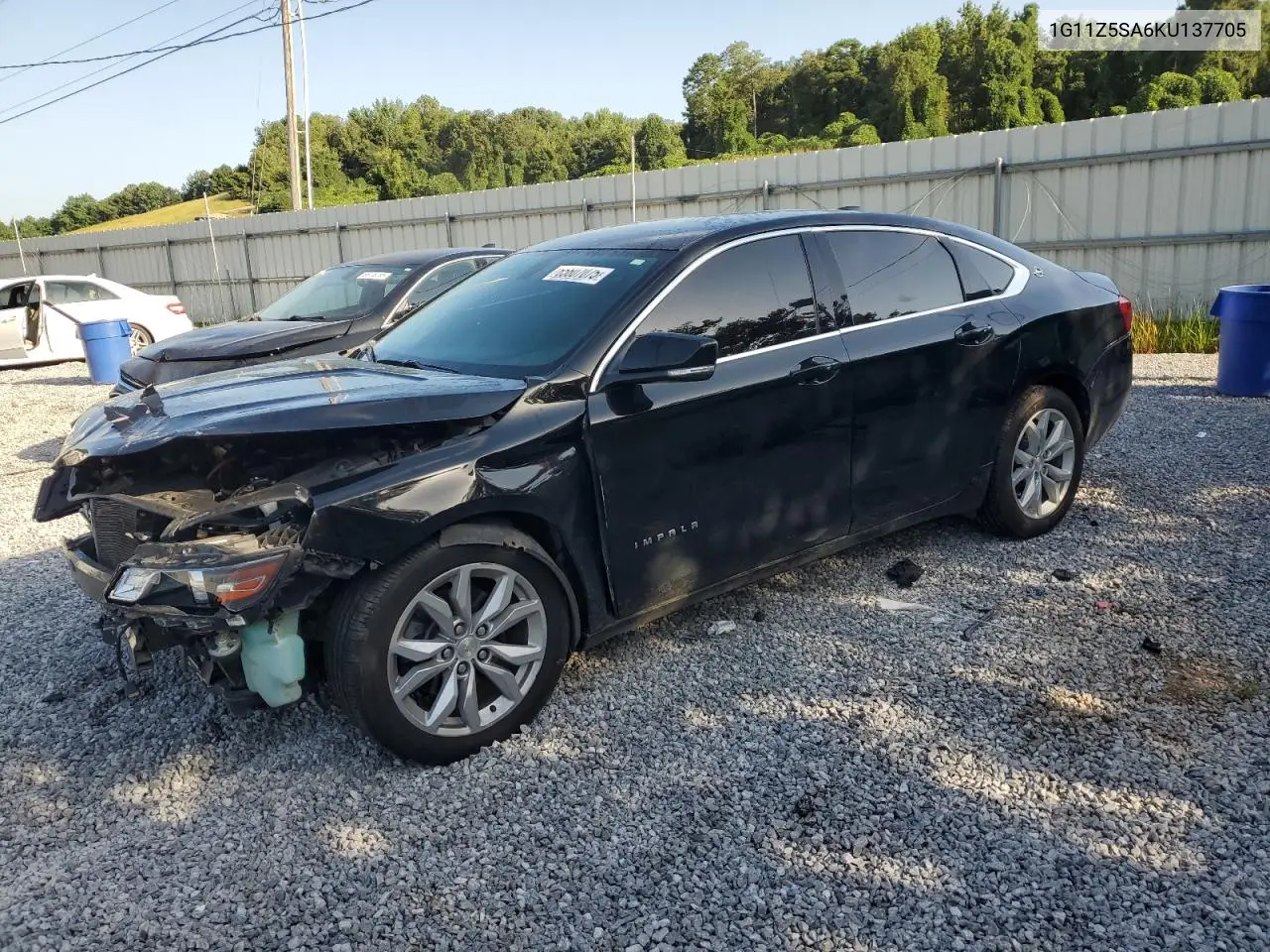 2019 Chevrolet Impala Lt VIN: 1G11Z5SA6KU137705 Lot: 65607075