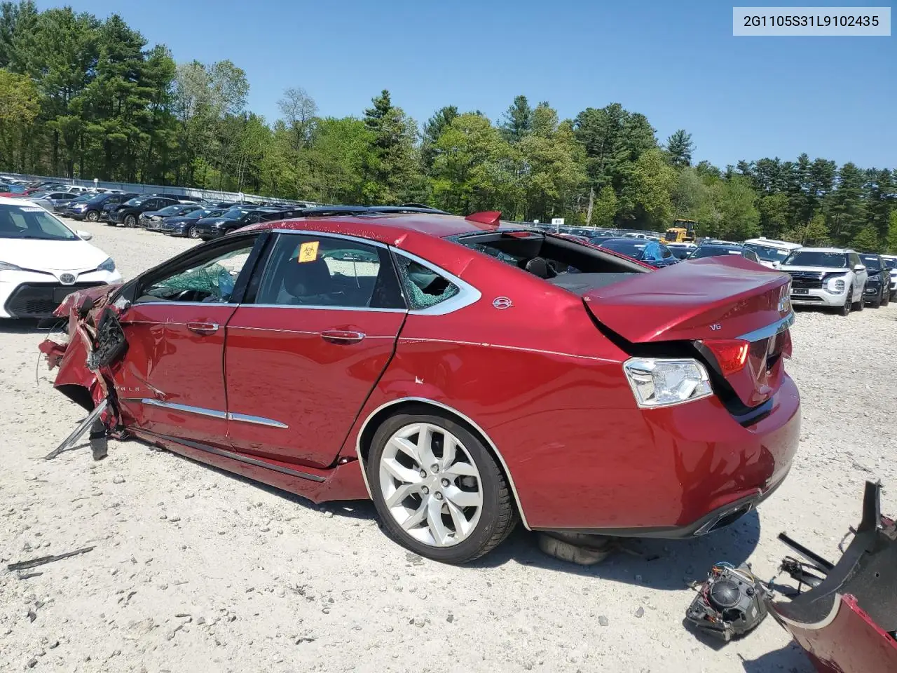 2020 Chevrolet Impala Premier VIN: 2G1105S31L9102435 Lot: 56831235