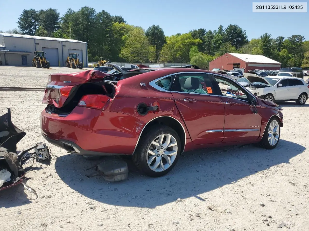 2020 Chevrolet Impala Premier VIN: 2G1105S31L9102435 Lot: 56831235