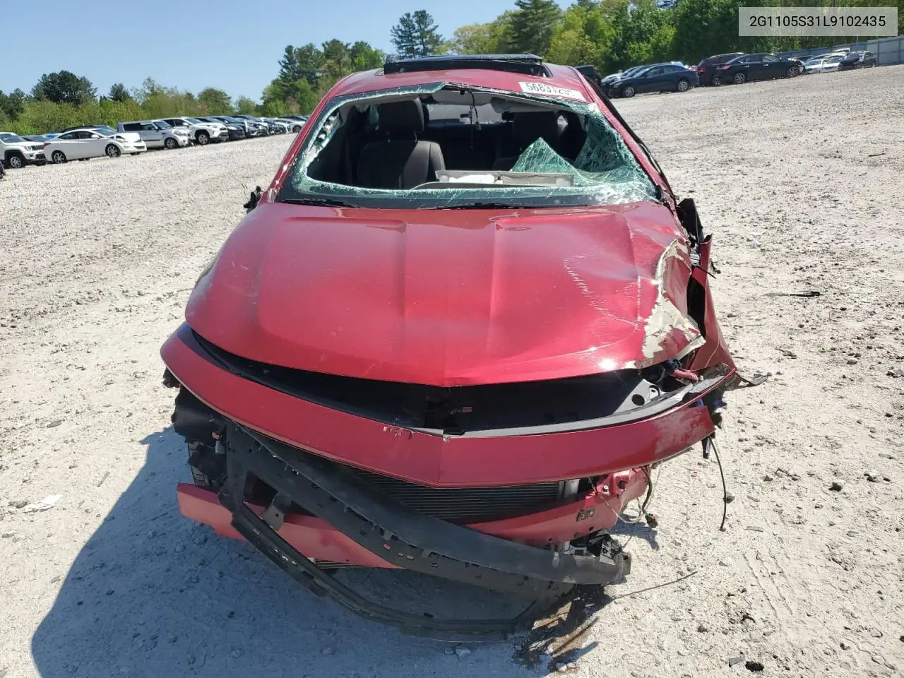 2020 Chevrolet Impala Premier VIN: 2G1105S31L9102435 Lot: 56831235