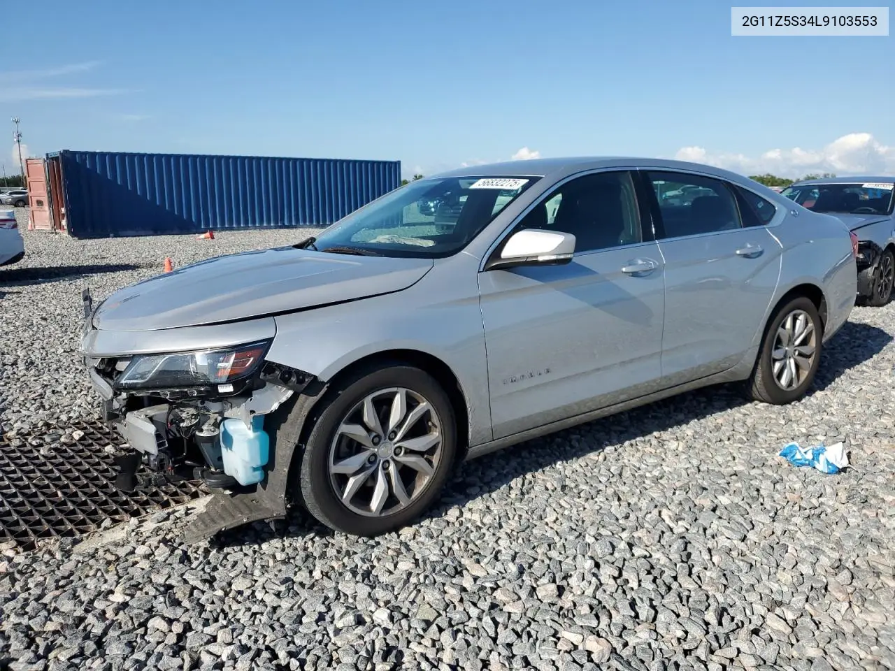 2020 Chevrolet Impala Lt VIN: 2G11Z5S34L9103553 Lot: 56832275