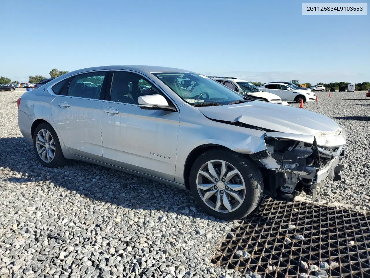 2020 Chevrolet Impala Lt VIN: 2G11Z5S34L9103553 Lot: 56832275