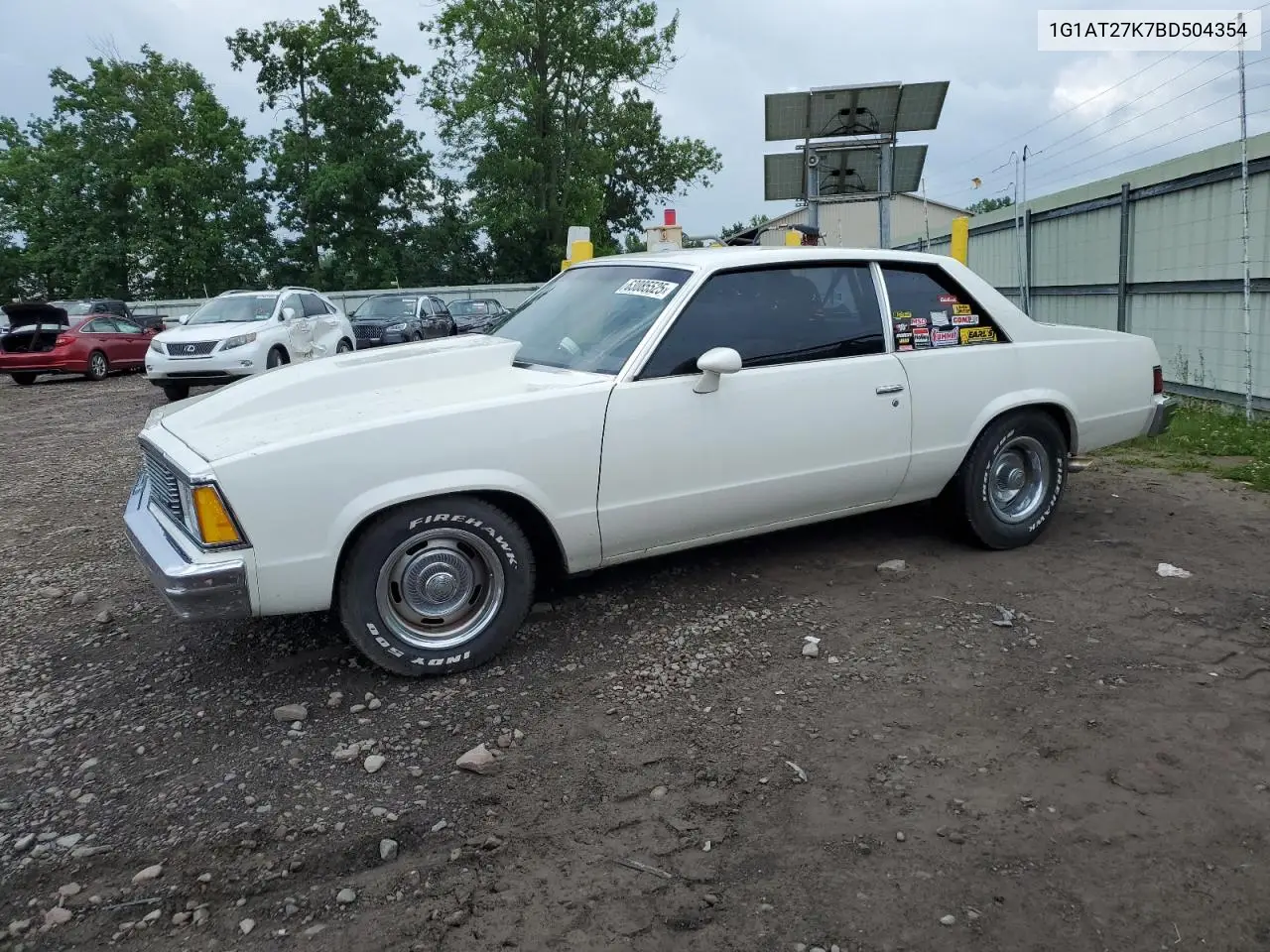 1981 Chevrolet Malibu VIN: 1G1AT27K7BD504354 Lot: 63085525