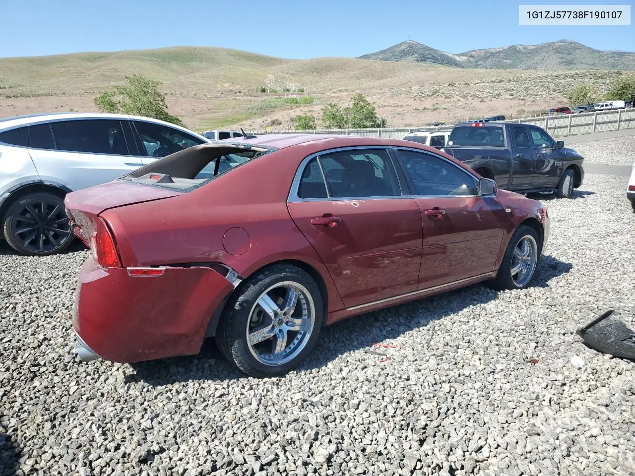 2008 Chevrolet Malibu 2Lt VIN: 1G1ZJ57738F190107 Lot: 59338085