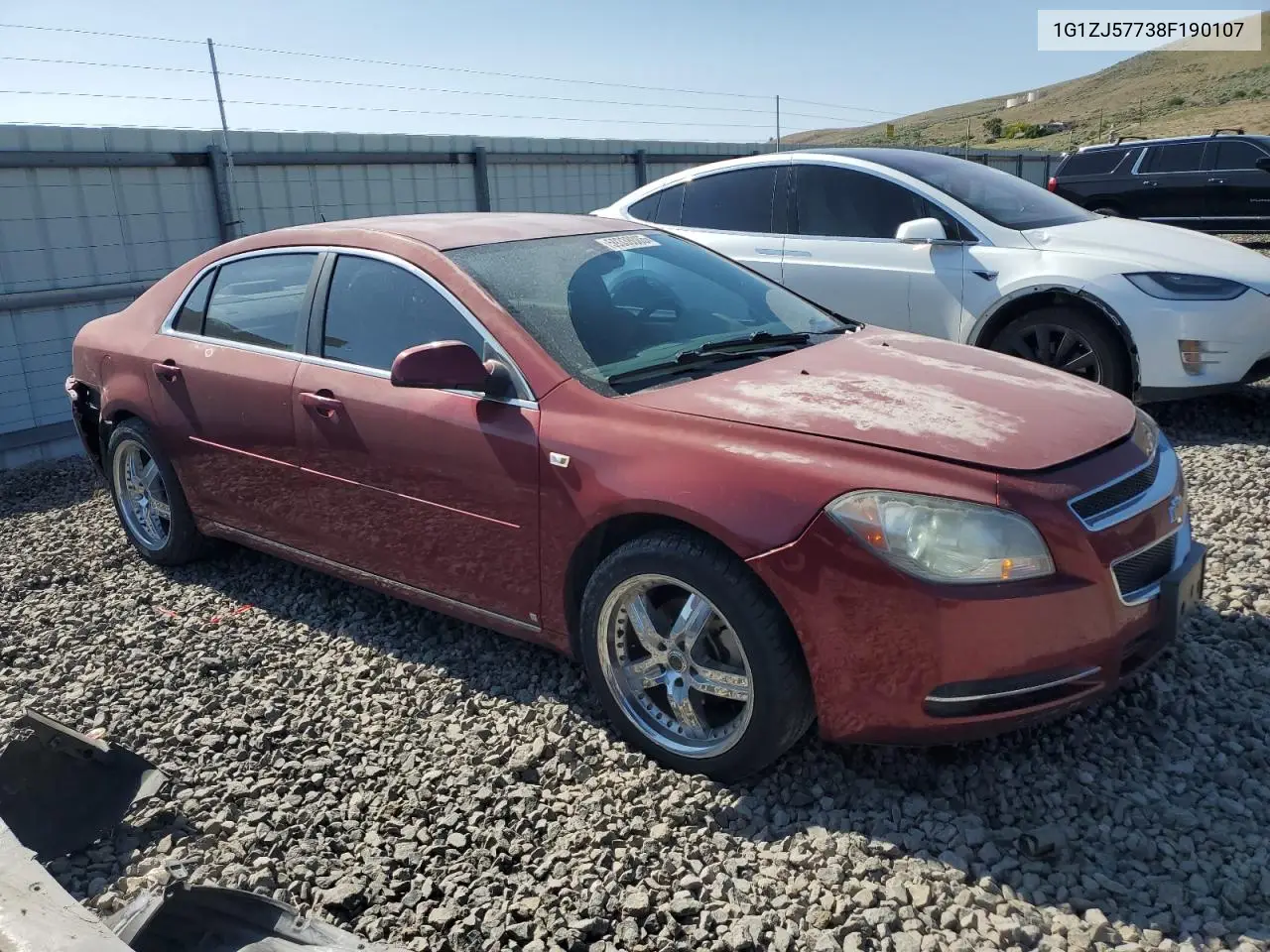 2008 Chevrolet Malibu 2Lt VIN: 1G1ZJ57738F190107 Lot: 59338085