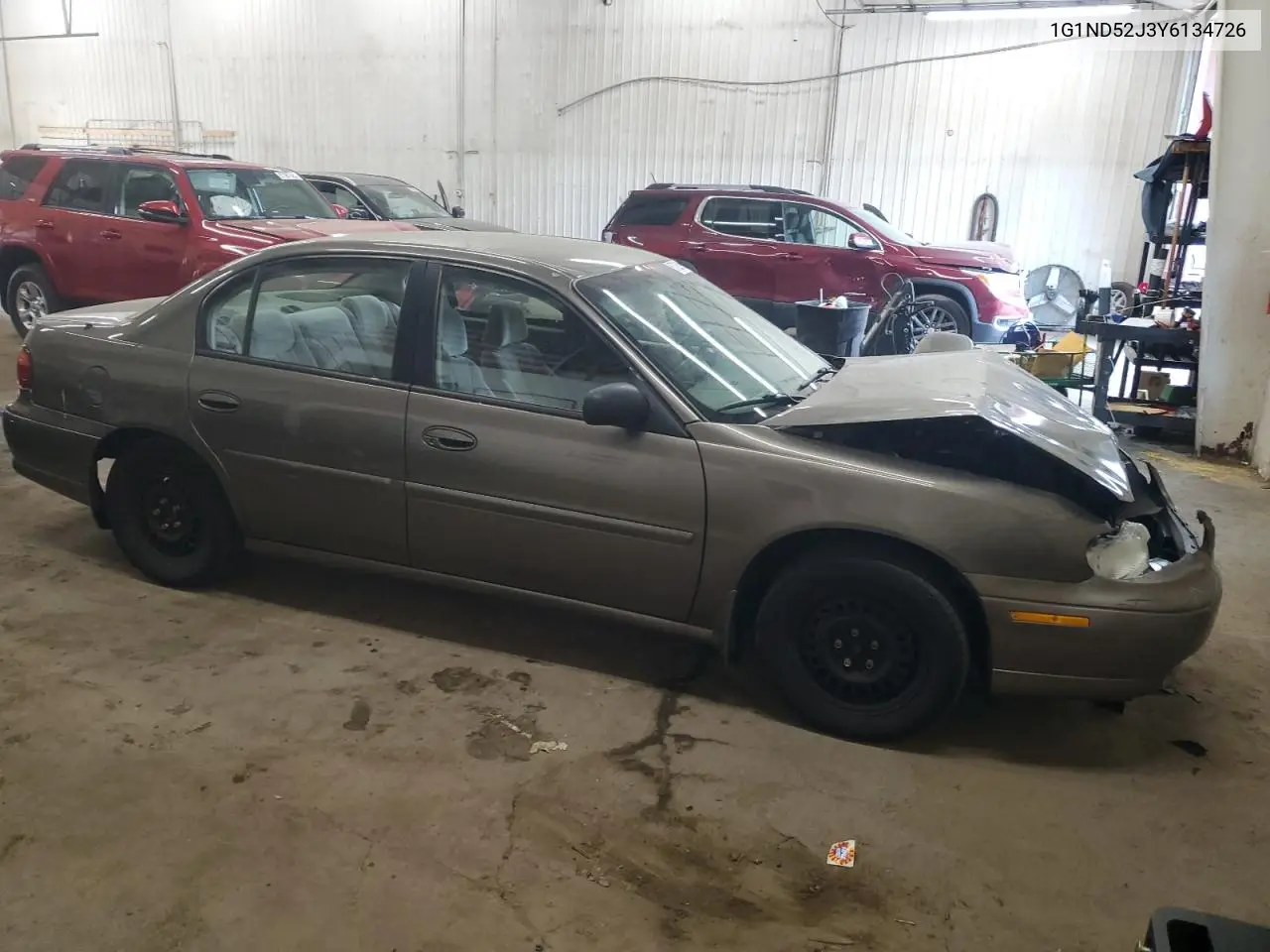 2000 Chevrolet Malibu VIN: 1G1ND52J3Y6134726 Lot: 57025195