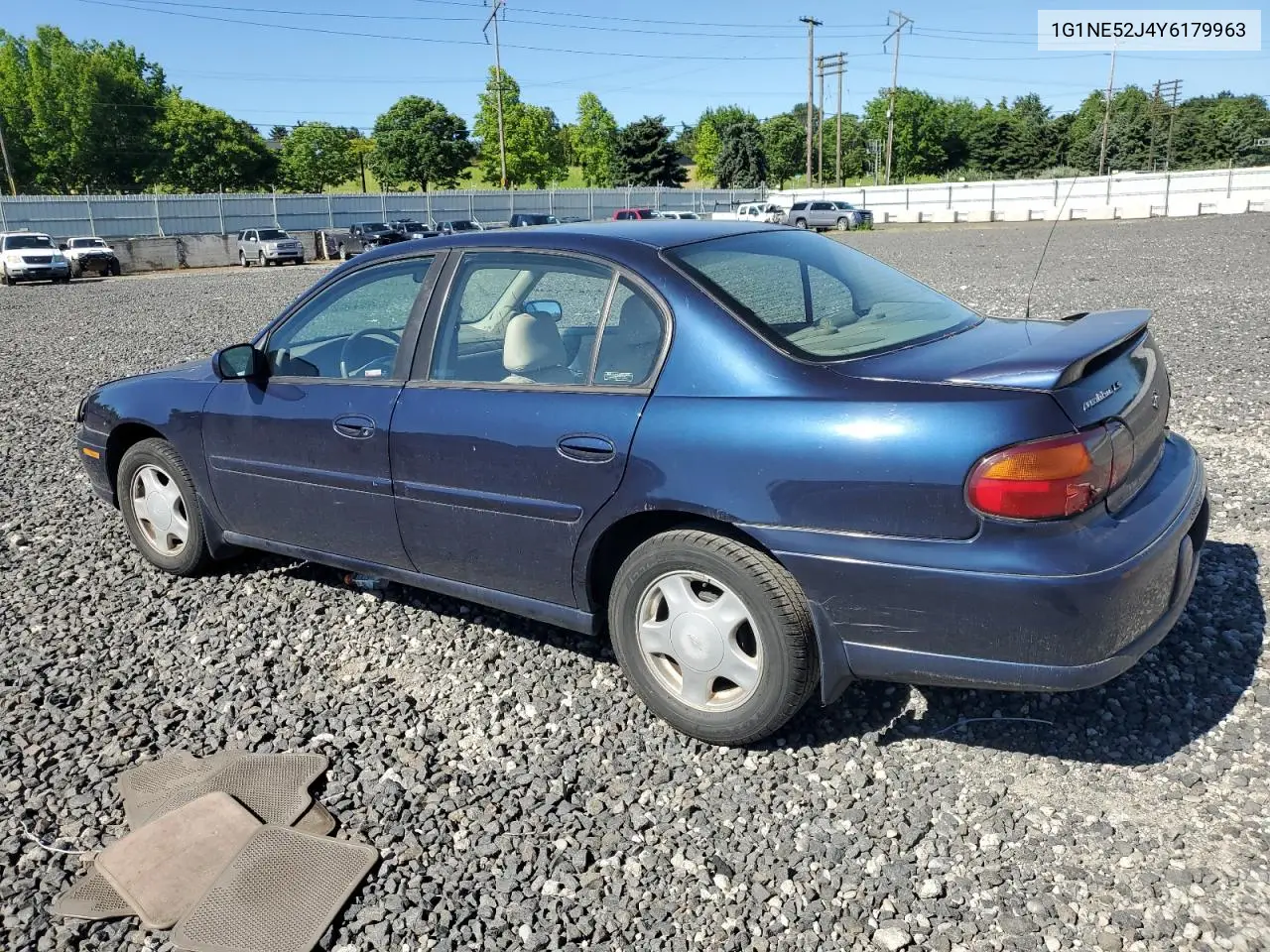2000 Chevrolet Malibu Ls VIN: 1G1NE52J4Y6179963 Lot: 59126965