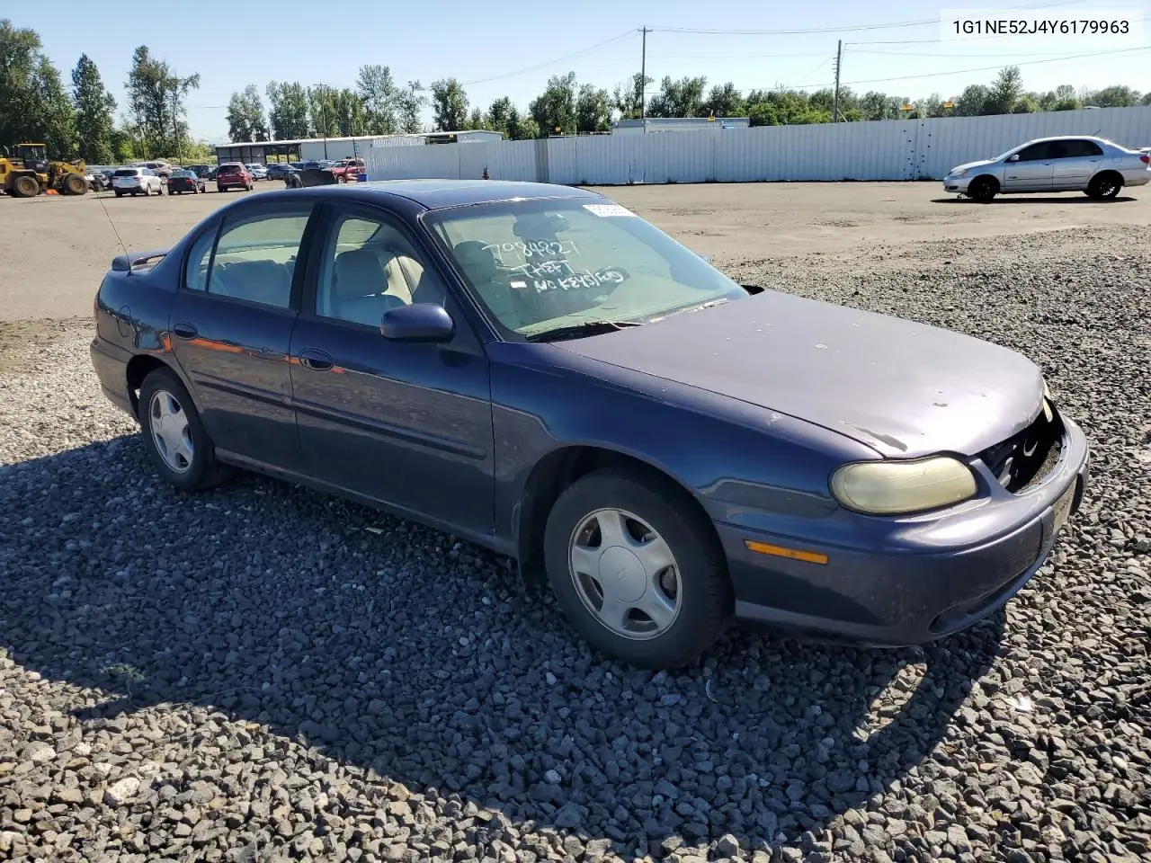 2000 Chevrolet Malibu Ls VIN: 1G1NE52J4Y6179963 Lot: 59126965