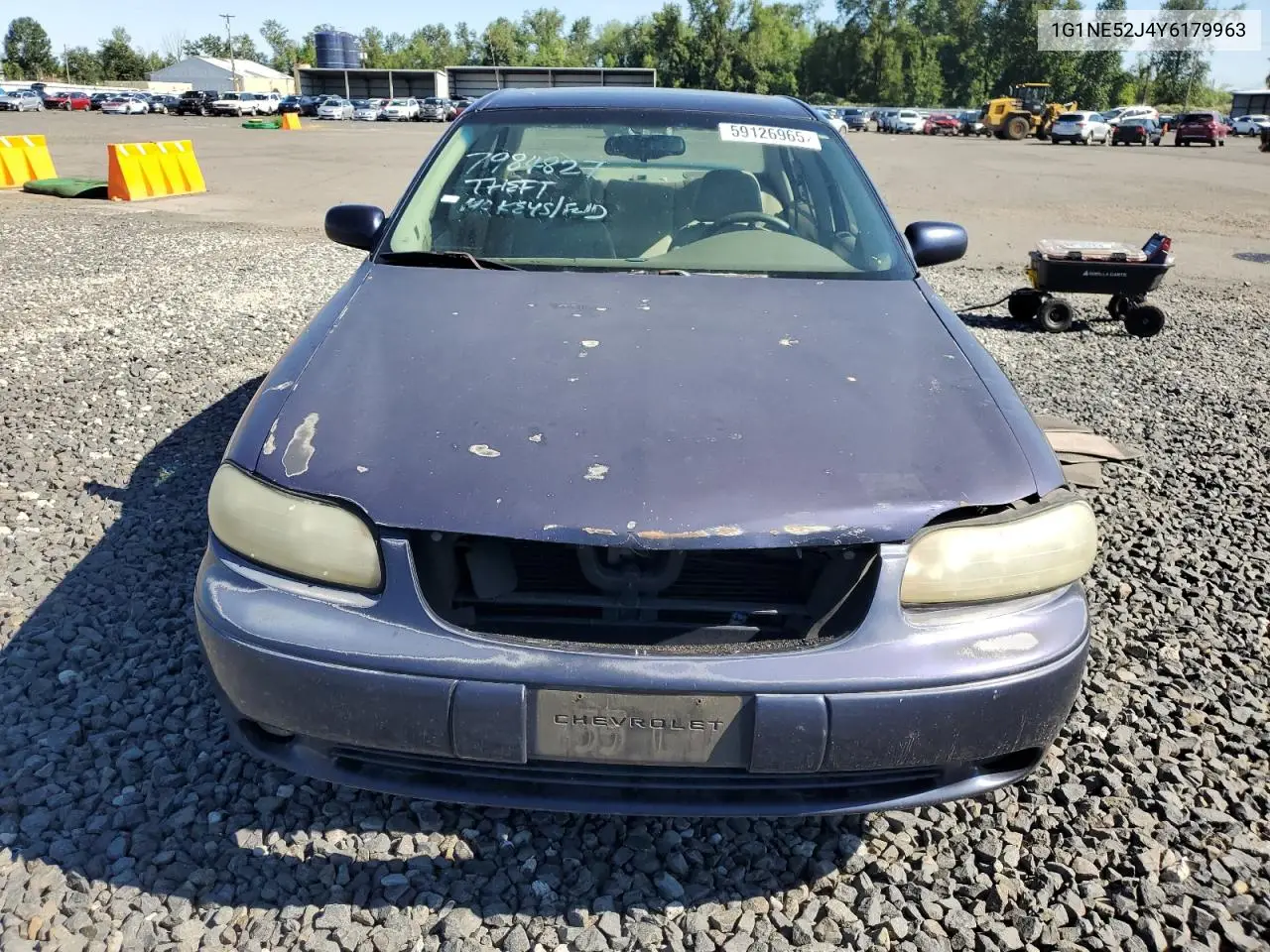 2000 Chevrolet Malibu Ls VIN: 1G1NE52J4Y6179963 Lot: 59126965