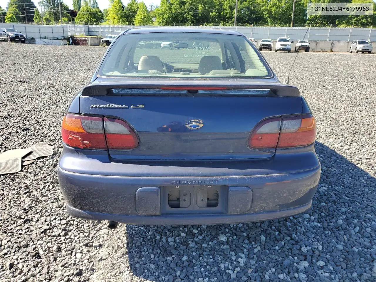 2000 Chevrolet Malibu Ls VIN: 1G1NE52J4Y6179963 Lot: 59126965