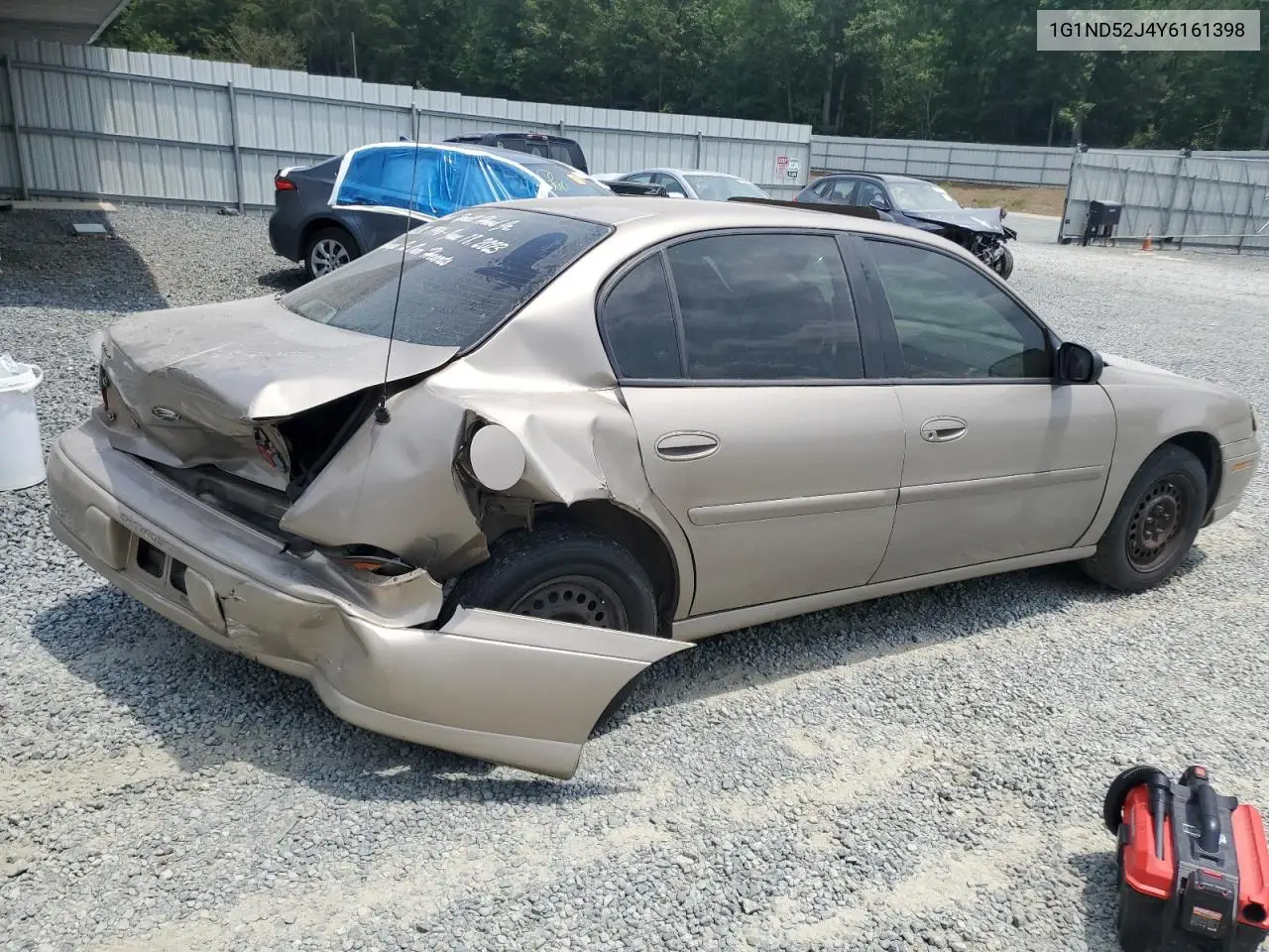 2000 Chevrolet Malibu VIN: 1G1ND52J4Y6161398 Lot: 62368275