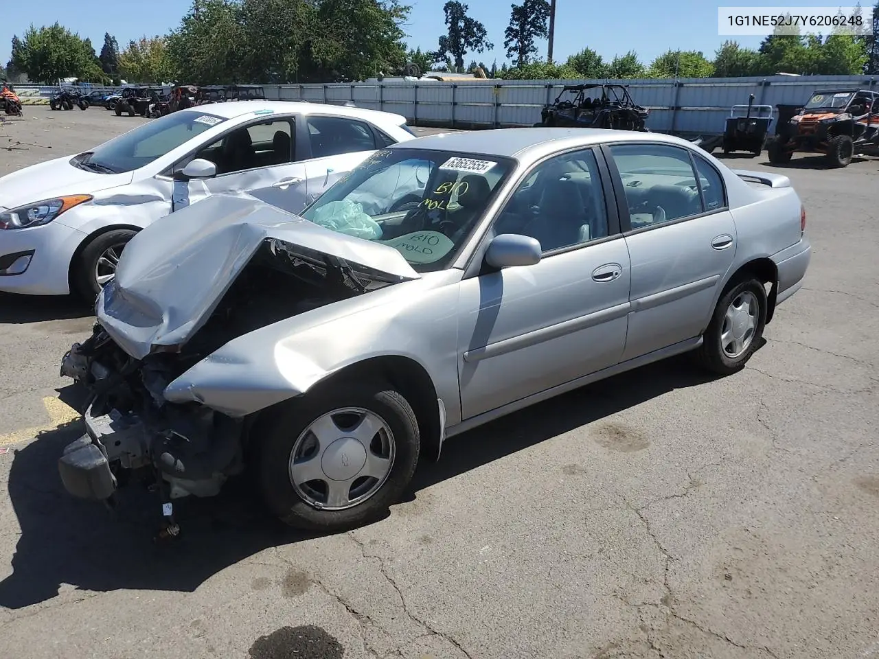 2000 Chevrolet Malibu Ls VIN: 1G1NE52J7Y6206248 Lot: 63652555