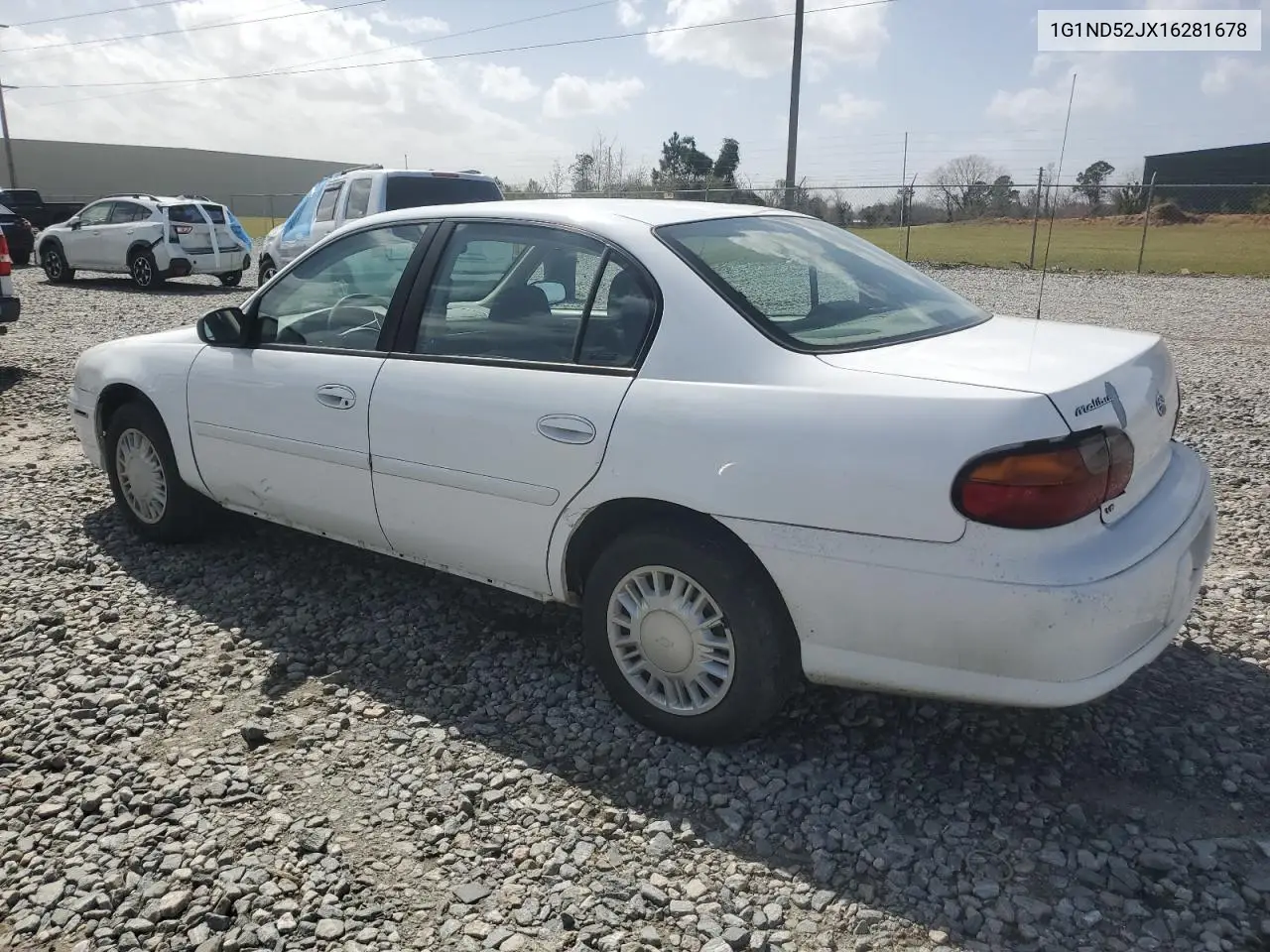 2001 Chevrolet Malibu VIN: 1G1ND52JX16281678 Lot: 47533415