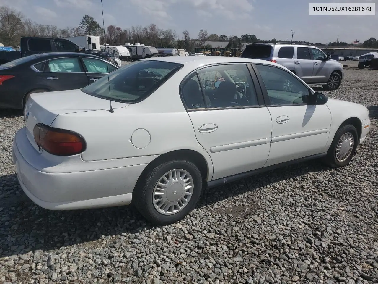 2001 Chevrolet Malibu VIN: 1G1ND52JX16281678 Lot: 47533415