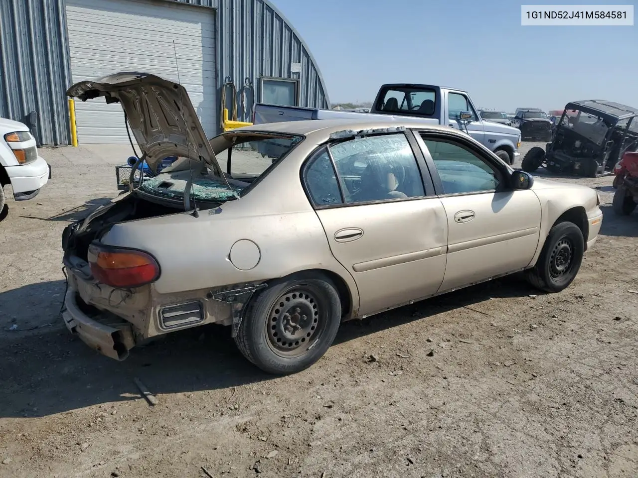 2001 Chevrolet Malibu VIN: 1G1ND52J41M584581 Lot: 52030195