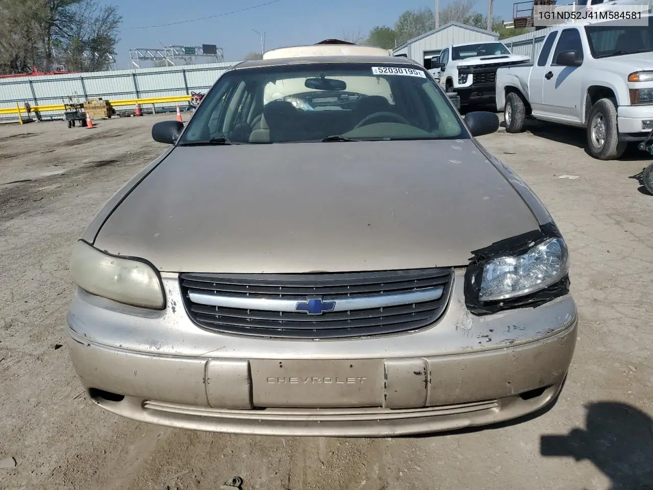 2001 Chevrolet Malibu VIN: 1G1ND52J41M584581 Lot: 52030195