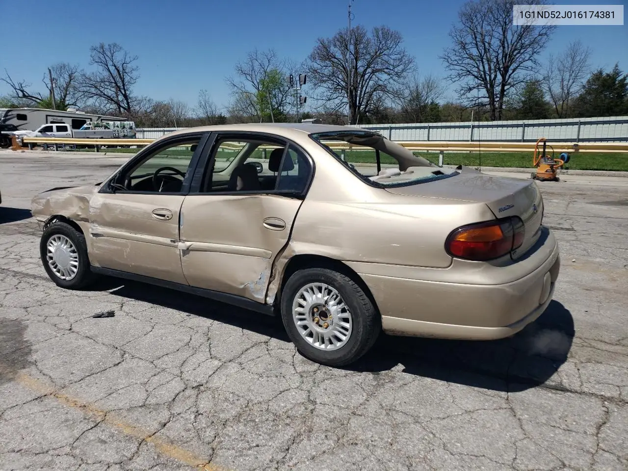 2001 Chevrolet Malibu VIN: 1G1ND52J016174381 Lot: 52407235