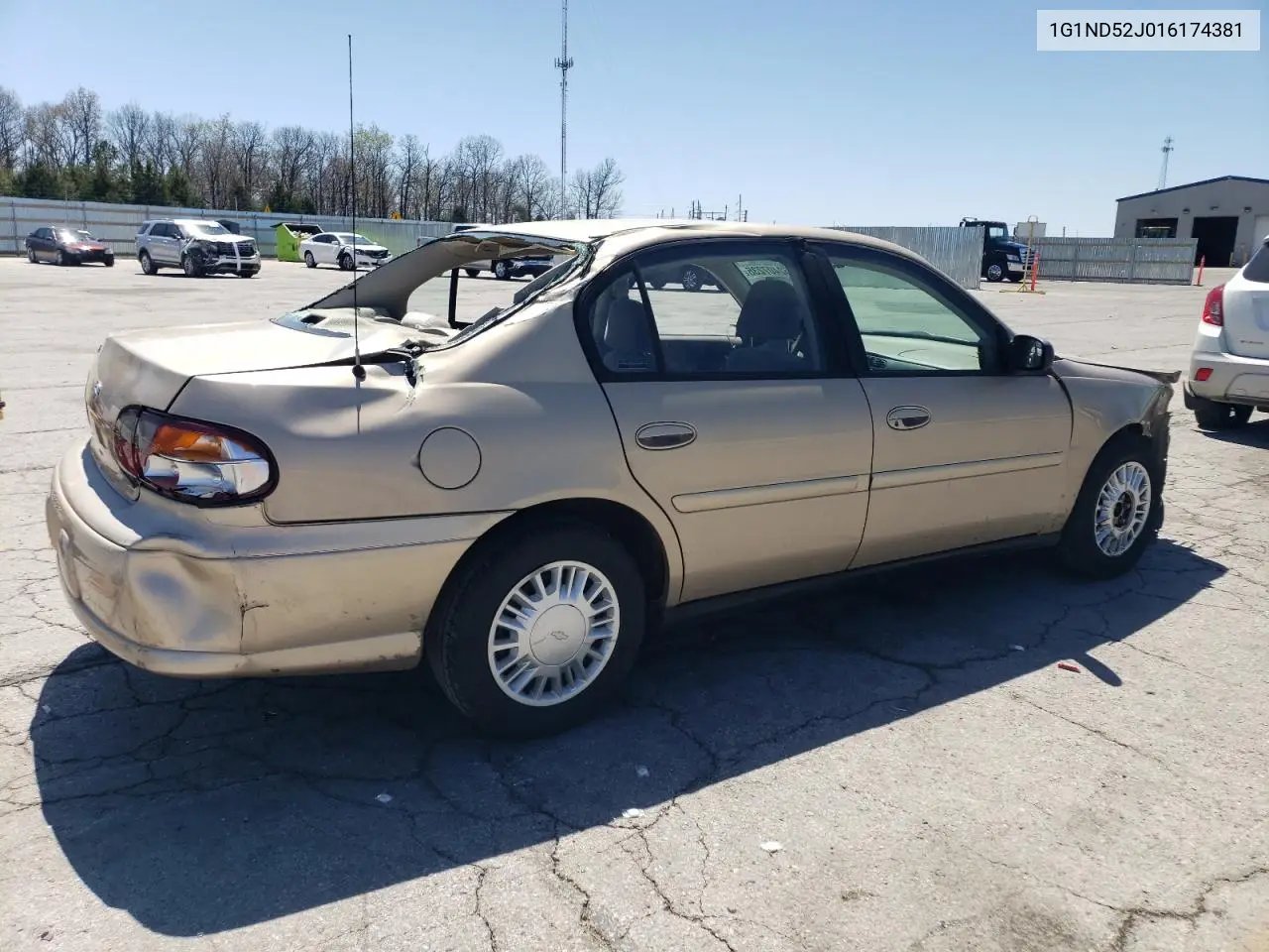 2001 Chevrolet Malibu VIN: 1G1ND52J016174381 Lot: 52407235