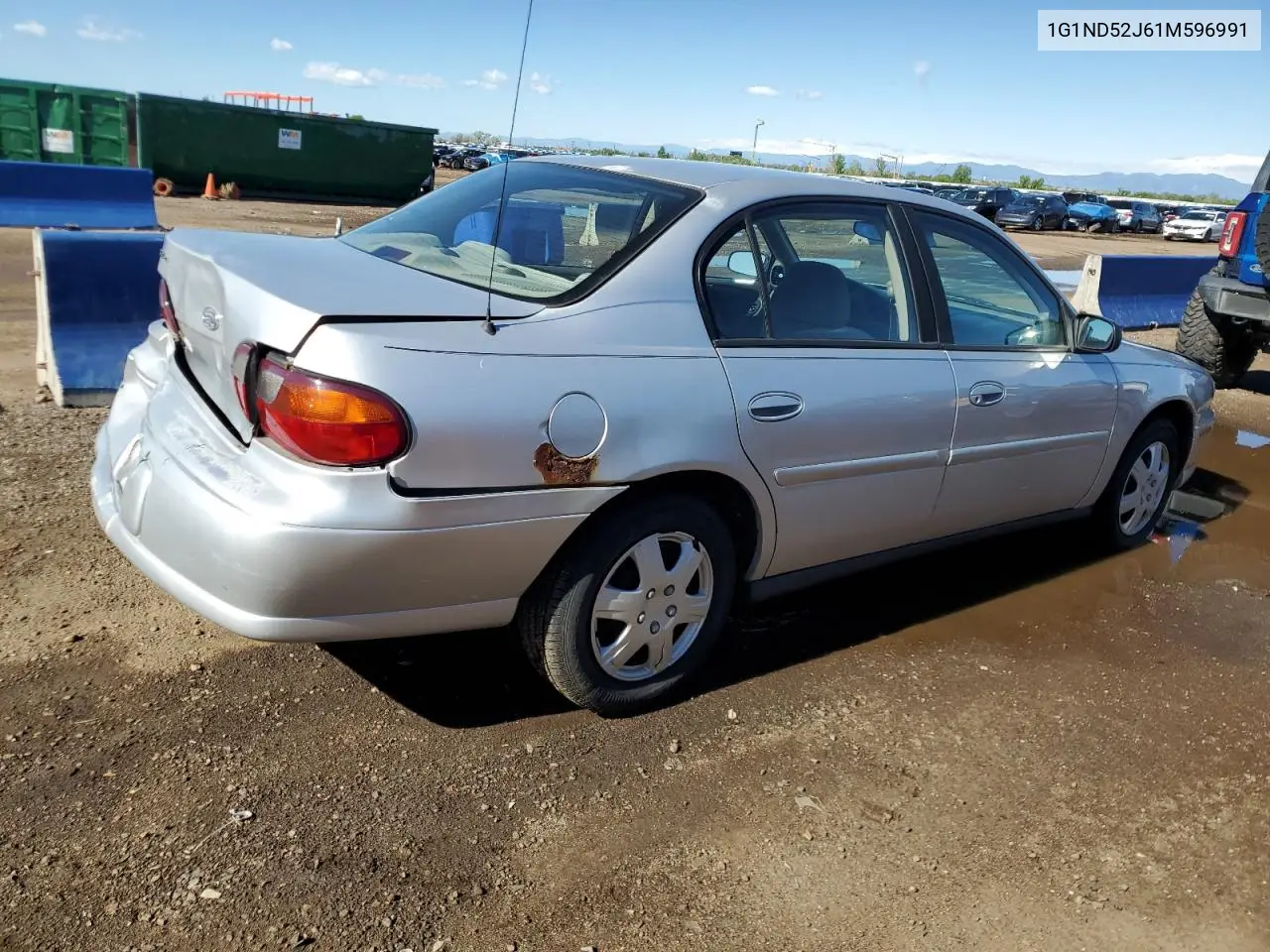 2001 Chevrolet Malibu VIN: 1G1ND52J61M596991 Lot: 57237105