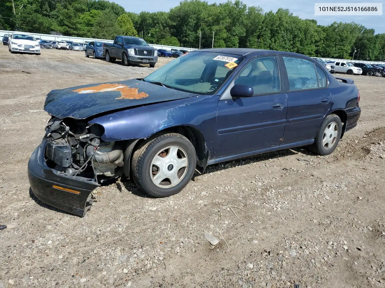 2001 Chevrolet Malibu Ls VIN: 1G1NE52J516166886 Lot: 62367915