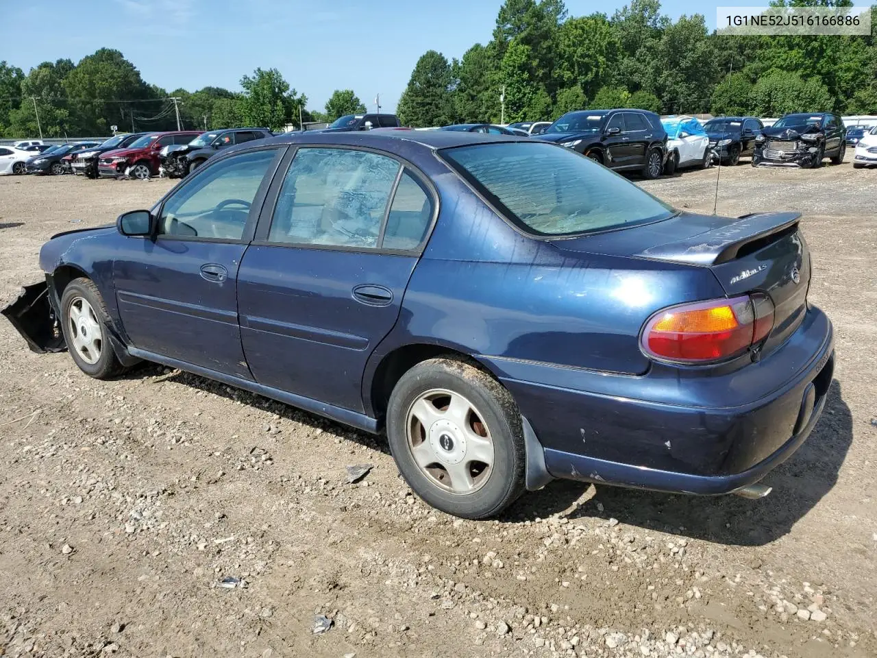 2001 Chevrolet Malibu Ls VIN: 1G1NE52J516166886 Lot: 62367915