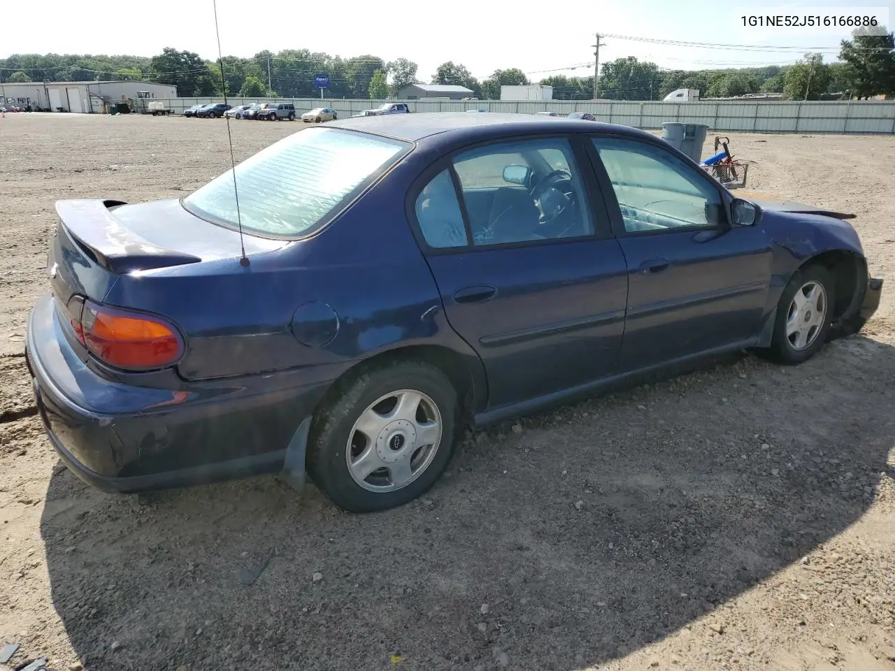2001 Chevrolet Malibu Ls VIN: 1G1NE52J516166886 Lot: 62367915