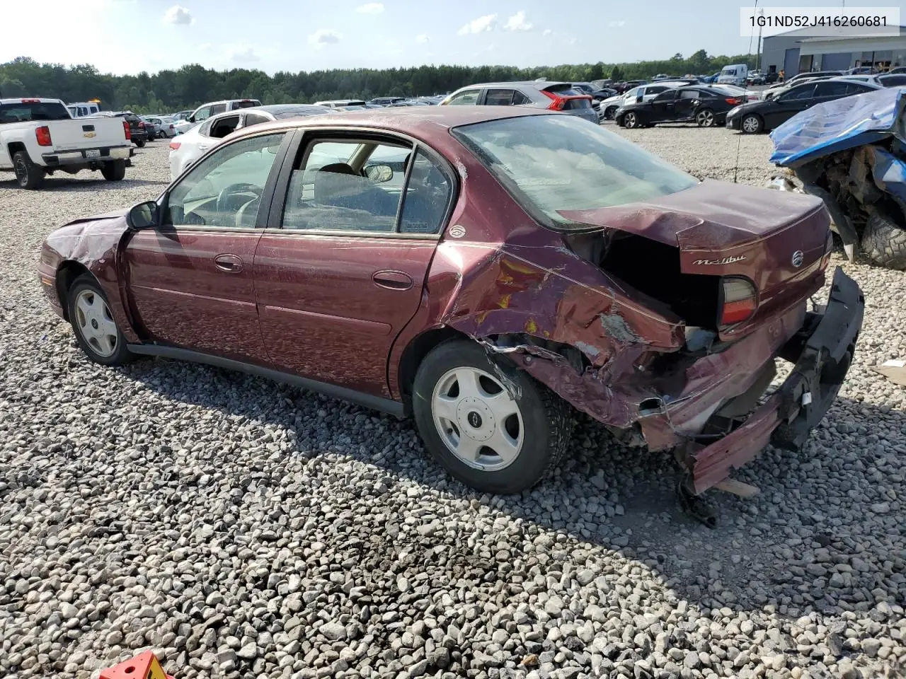 2001 Chevrolet Malibu VIN: 1G1ND52J416260681 Lot: 64492985