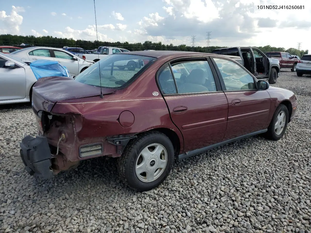 2001 Chevrolet Malibu VIN: 1G1ND52J416260681 Lot: 64492985