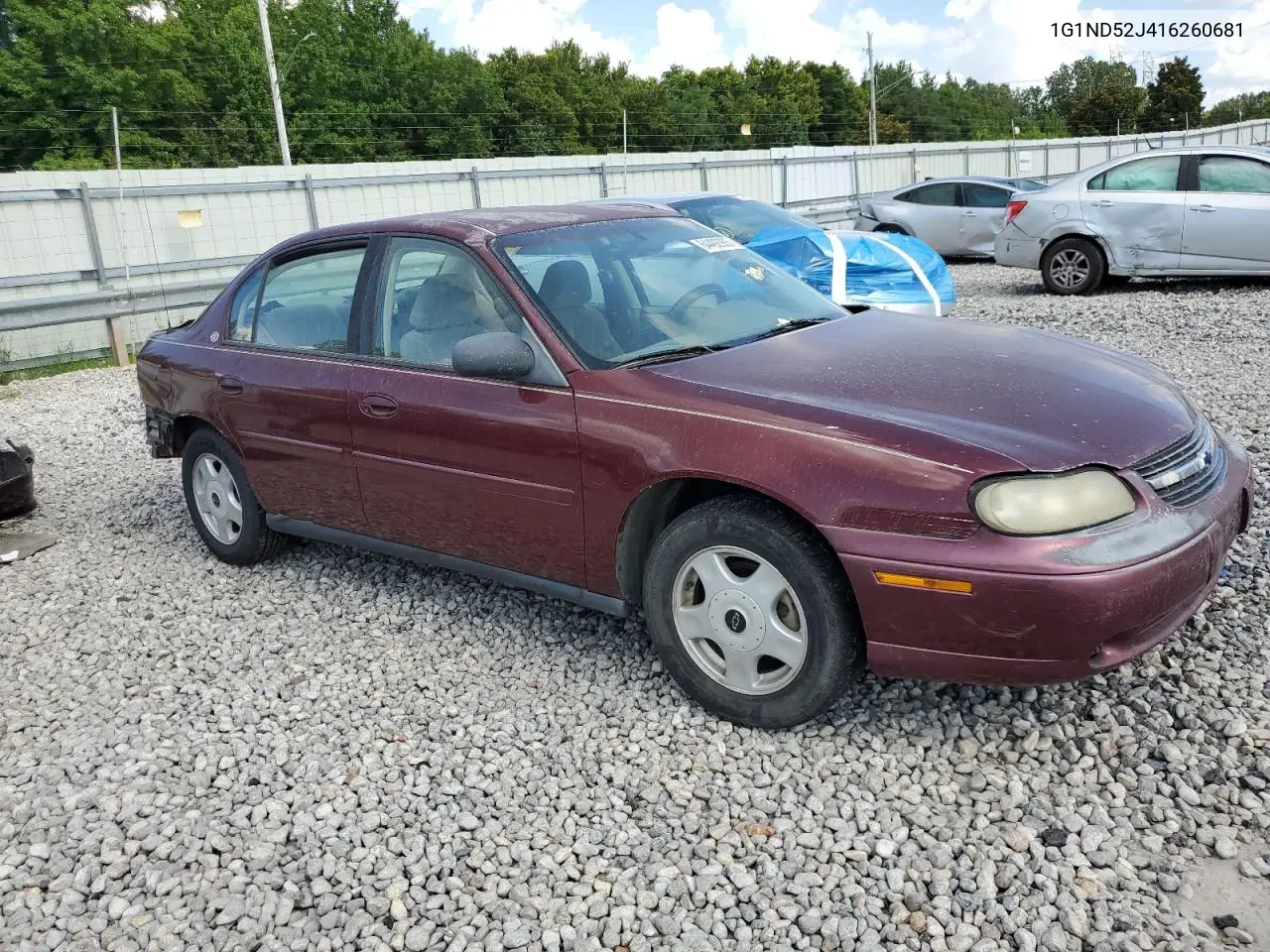 2001 Chevrolet Malibu VIN: 1G1ND52J416260681 Lot: 64492985