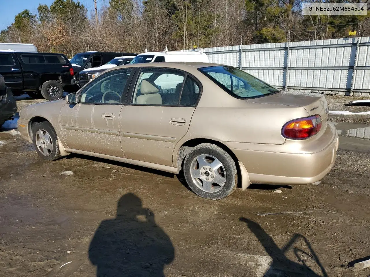 2002 Chevrolet Malibu Ls VIN: 1G1NE52J62M684504 Lot: 44774685