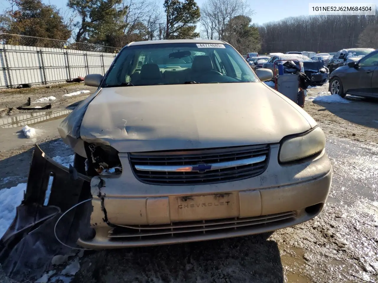 2002 Chevrolet Malibu Ls VIN: 1G1NE52J62M684504 Lot: 44774685