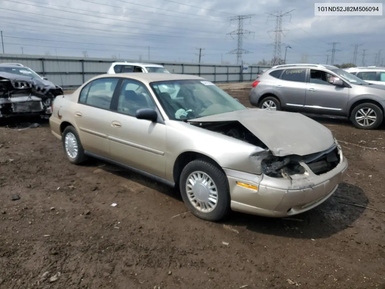 2002 Chevrolet Malibu VIN: 1G1ND52J82M506094 Lot: 54419035