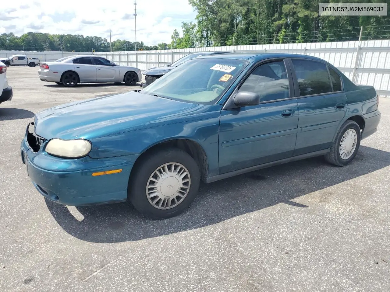 2002 Chevrolet Malibu VIN: 1G1ND52J62M569033 Lot: 55760205