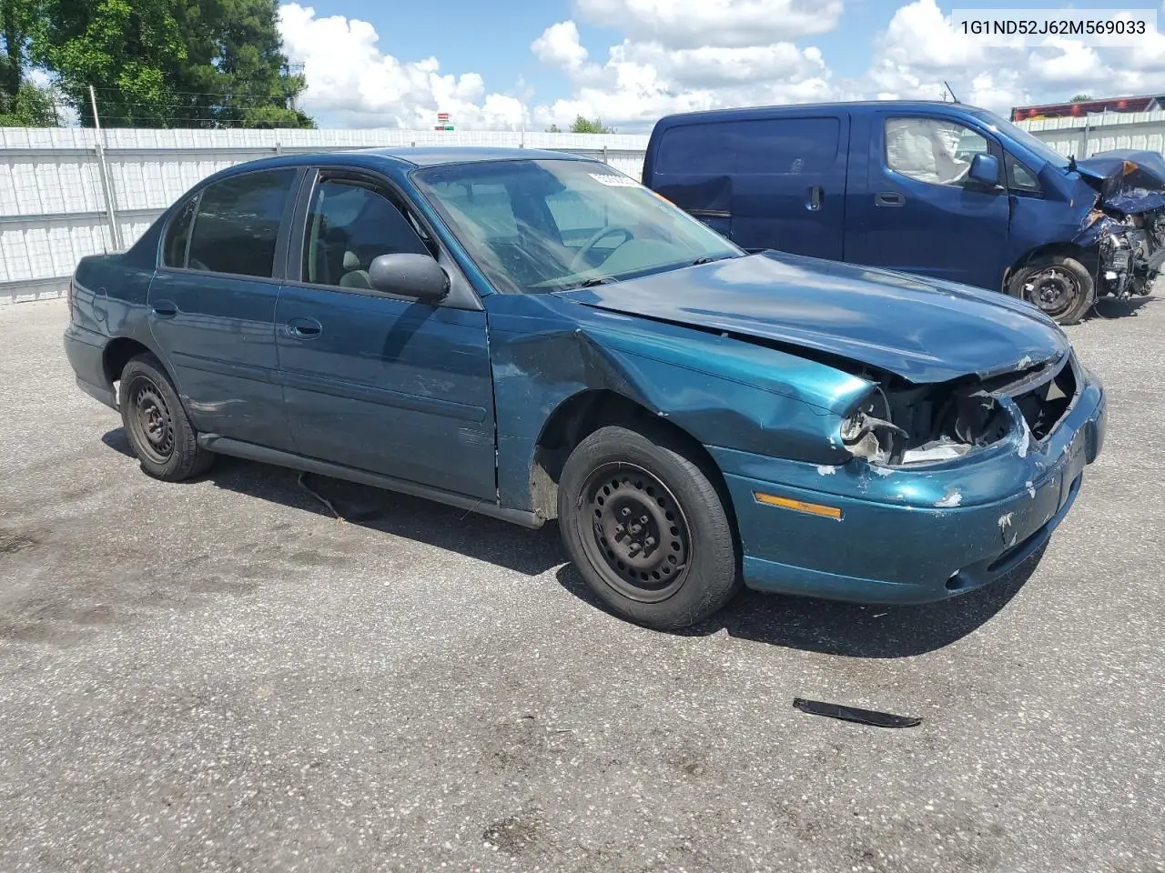 2002 Chevrolet Malibu VIN: 1G1ND52J62M569033 Lot: 55760205