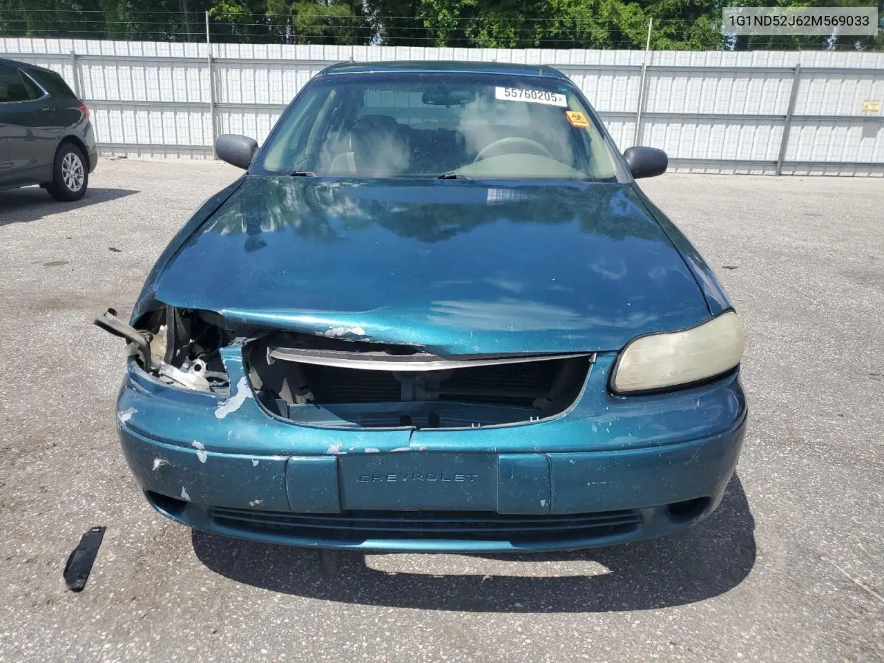 2002 Chevrolet Malibu VIN: 1G1ND52J62M569033 Lot: 55760205